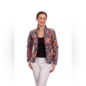 Trimdin Classic Provence French Blue Reversible Jacket sz L / XL